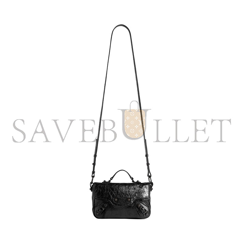 Ba1en*iaga THE LE CITY NANO FLAP BAG 8658572ABEK1000 (19.5*17*12cm)